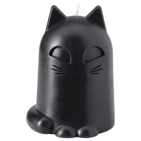 KUSTFYR Vela sin perfume, gato negro