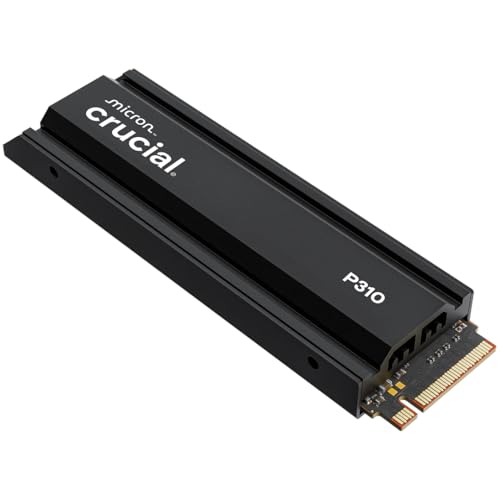 Crucial P310 PS5 SSD 2TB PCIe Gen4 NVMe M.2 con Disipador 