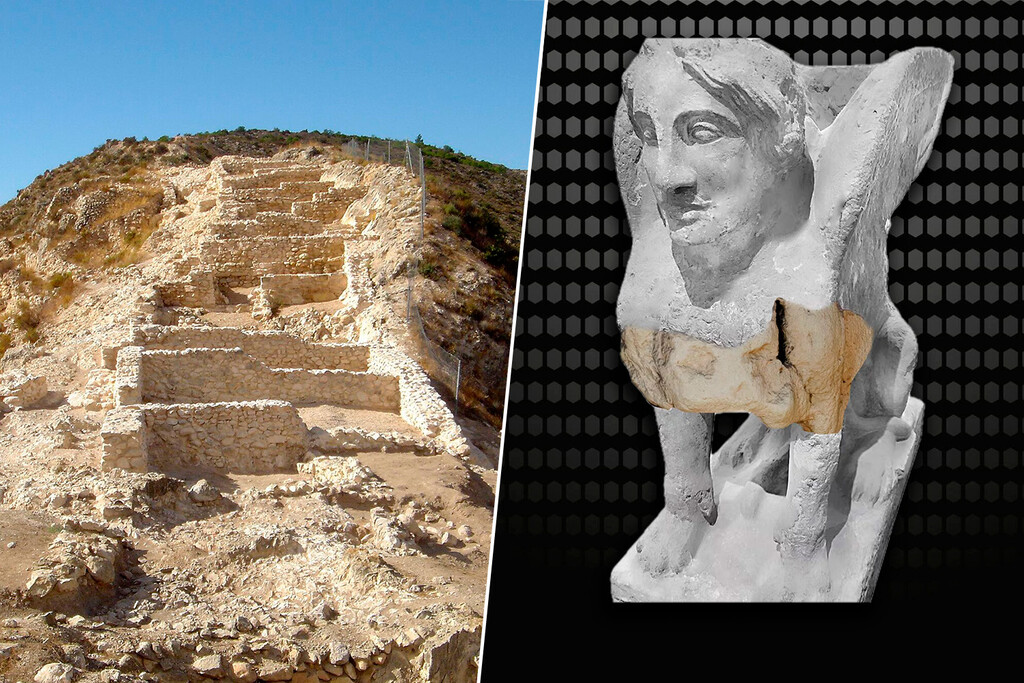 En Alicante son expertos haciendo obras con arte antiguo. Hasta que han encontrado una esfinge romana incrustada en una escalera