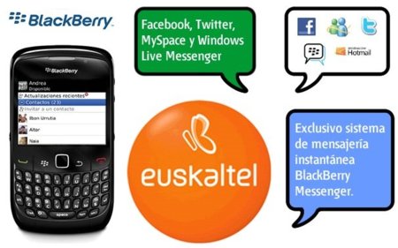 Euskaltel, el primer OMV en ofrecer servicio Blackberry