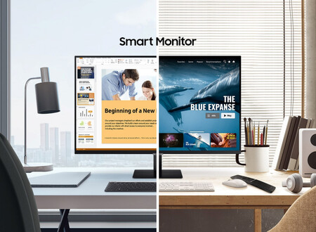 Samsung M7 y M5: dos monitores con Tizen OS, NFC, Wi-Fi, Bluetooth... que pueden realizar casi cualquier tarea