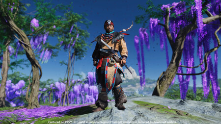 Jin Sakai se inspira en Horizon Forbidden West para el nuevo traje disponible en Ghost of Tsushima: Director's Cut