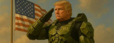 Vivimos en una simulación: GameStop anuncia el fin de la guerra de consolas y la Casa Blanca lo celebra con un Trump a lo Jefe Maestro con IA