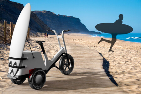 Bicicleta Electrica Bmw Dynamic Cargo Concept Tabla Surf