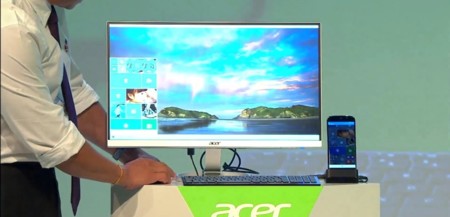 Acer Jade Primo vendrá con Continuum incluido: teclado, ratón y base