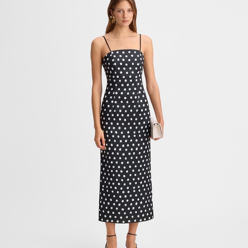 Simorra
Vestido midi de tirantes con estampado



