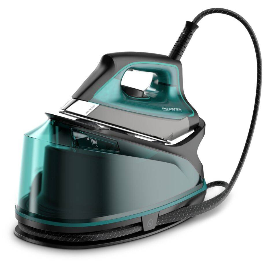 Compact Steam Pro, Centro de planchado, 6,3 bares, Golpe de 325 g/min, Modo Eco, Azul 