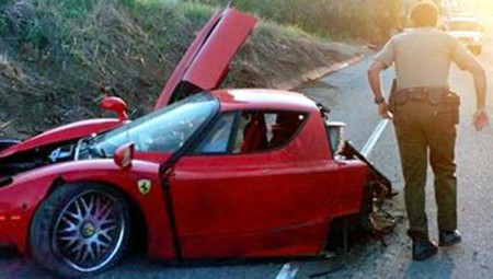 Ferrari Enzo Crash