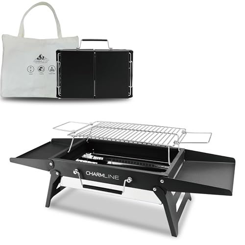 Charmline 35 * 23 cm Barbacoa de Carbón para Camping