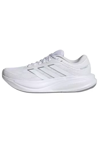 adidas Mujer Response 2 Running Shoes, FTWR White/Zero Met./Halo Silver, 38 2/3 EU
