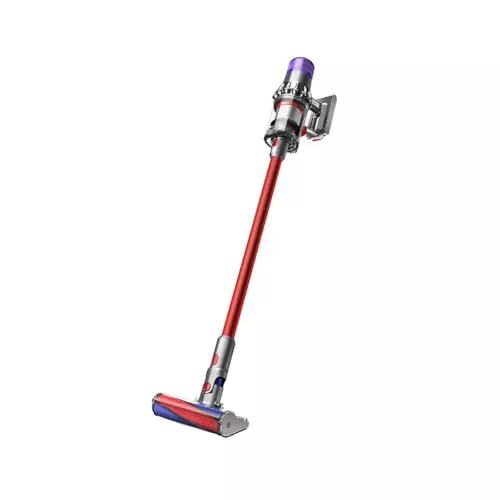 Dyson V11 Fluffy™ Aspiradora sin Cable – 185 AW, 60 min de autonomía, Cepillo con Suave Cabezal Giratorio, minicepillo motorizado, 3 Modos de Potencia, Pantalla LCD, Roja