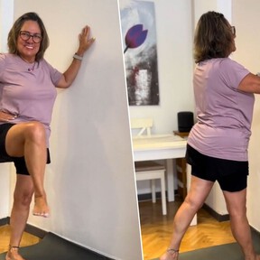 Sonia Leonor Durán, experta en fitness: "Esta rutina de ejercicio de pilates en pared, suaves y efectivos, es ideal para personas de más de 60"