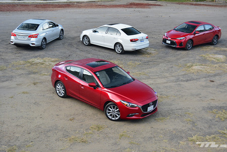 Mazda3 Vs Nissan Sentra Vs Volkswagen Jetta Vs Toyota Corolla 5