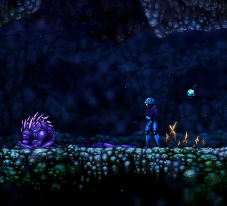 Tres GIF de Ghost Song: A Journey of Hope que destilan amor por Metroid