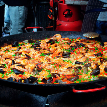 La Policía de Bilbao obliga a tirar una paella a la basura durante el concurso de tortillas de la Semana Grande por venderse de forma ilegal