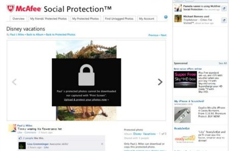 McAfee lanzará un plugin para controlar quién ve nuestras fotos en Facebook y evitar que las descarguen