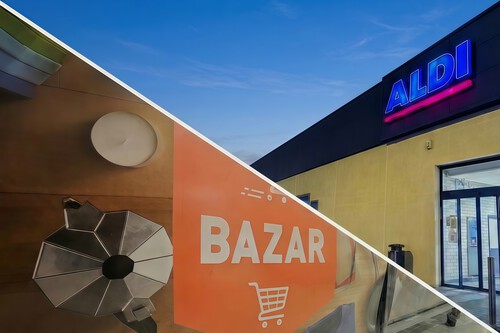 En Aldi (por 14,99 euros) desde el miércoles 28 de octubre, la batería externa 2 en 1 con luz, panel solar y protección IP44 