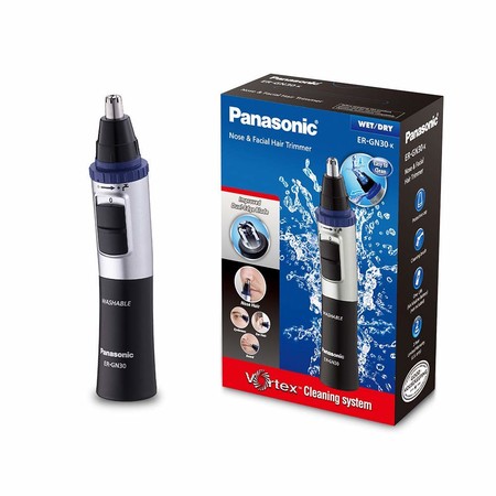 Oferta flash en el cortapelos para nariz y orejas Panasonic ER-GN30-K: hasta medianoche cuesta 12,55 euros en Amazon