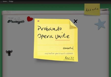 Opera Unite, añadiendo un servidor al navegador