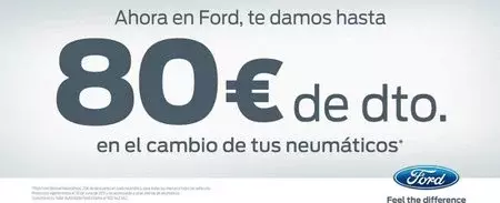 Oferta en neumáticos con el Plan Renove de Ford
