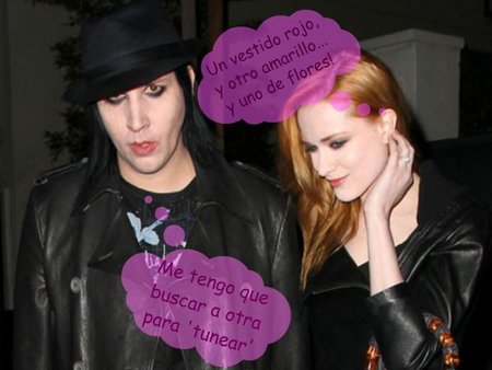 Evan Rachel Wood vuelve a ser de colores, ella y Marilyn Manson rompen... otra vez