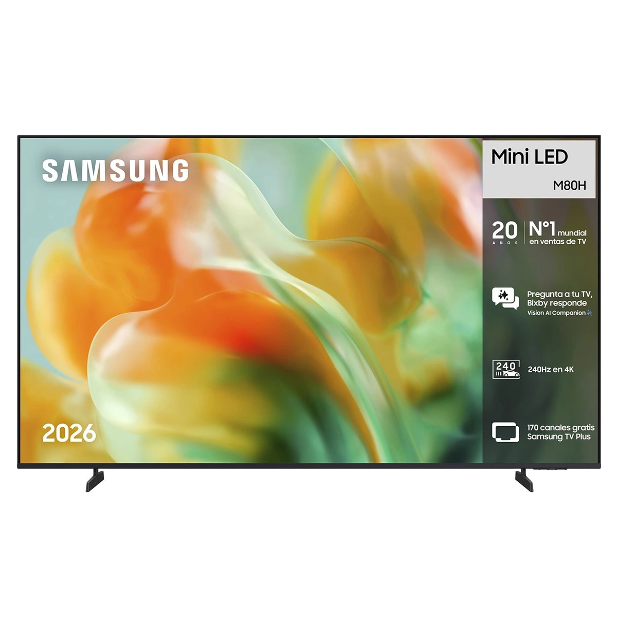 Smart TV MiniLED 85" (215,9 cm) Samsung TU85M80HAU, 4K UHD, 144 Hz, NQ4 AI Gen2 Processor 
