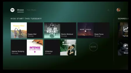 Android TV 用の Spotify 音楽