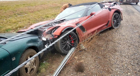 Dolorpasión™: El Chevrolet Corvette Z06 rebanado por cables de acero