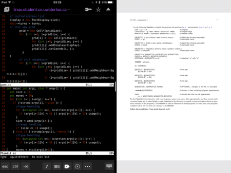 Programar código en un iPad todos los días es posible