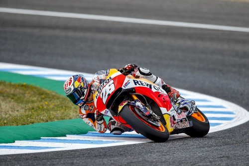 Dani Pedrosa se confirma con la pole del Gran Premio de España, Marc Márquez a rueda