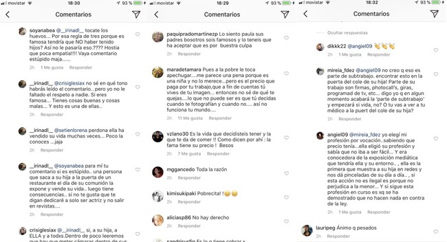 Comentarios Paula Echevarria 2