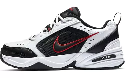 NIKE Air Monarch IV, Zapatillas de Gimnasia Hombre, Blanco White Black Varsity Red 101, 43 EU