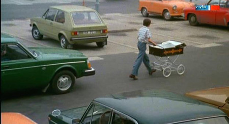 Volvo 244 DLS y VW Golf