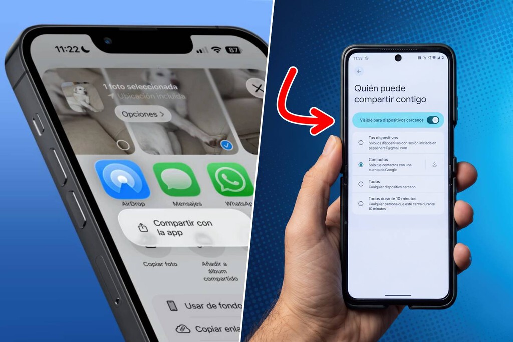 Un fallo crítico en AirDrop y Quick Share expone a 5.000 millones de móviles: con este ajuste te proteges ahora mismo
