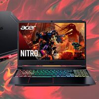 Con este portátil gaming de gama media con gráfica RTX2060 te ahorras 121 euros en Amazon: Acer Nitro 5 AN515 por 799,99 euros