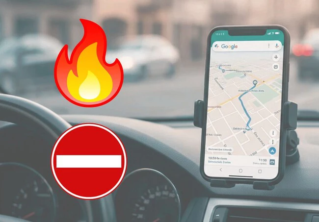Google Maps Incendios Carreteras Cortadas
