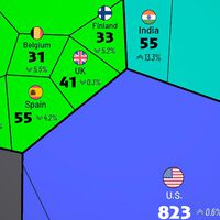 La cantidad de energía nuclear que genera cada país del mundo, expuesta en este revelador gráfico