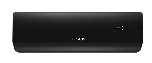 Tesla Aire Acondicionado Inverter Split 3.000 Frigorías [Hasta 30m2] (12.000 BTU) - Wi-Fi, Bomba de Calor, A++/A+++ Energético, Ultra Silencioso, Gas R32 (Negro)