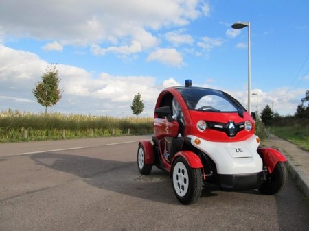 El Renault Twizy se pone el uniforme para servir al cuerpo de bomberos de París