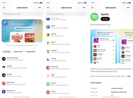Chatgpt Aplicaciones