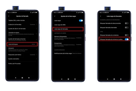 通話をブロックする