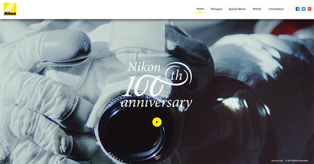 Nikon va a cumplir 100 años y empieza a celebrarlo con una web, vídeo y logo commemorativos