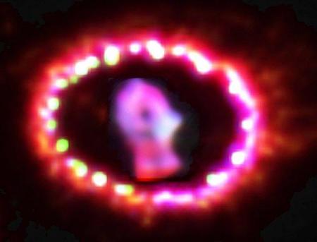 El remanente de una supernova