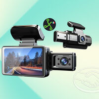 Esta cámara graba lo que sucede adentro y afuera de tu coche: cuesta 532 pesos y hasta tiene pantalla integrada