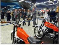 Las Bultaco y Montesa de trial históricas en el metro de Madrid
