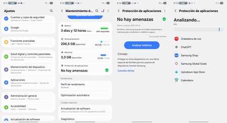 Analizar apps Galaxy
