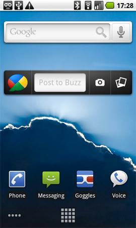 Google Buzz vuelve a Android en forma de widget
