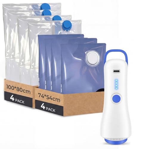 Raplink Bolsas Vacio Ropa con Bomba Eléctrica,