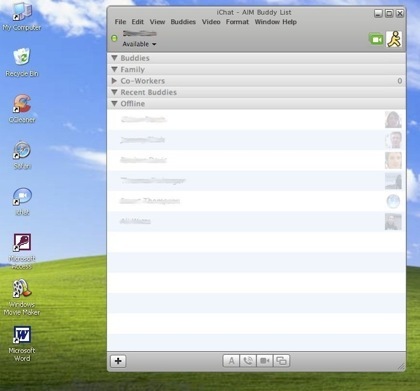 Imagen de la semana: iChat para Windows