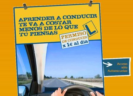 Sacarse el permiso de conducir por 1 euro al día